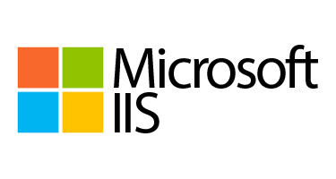 Four colored squares forming a window icon (orange, green, blue, yellow) beside a bold black wordmark.